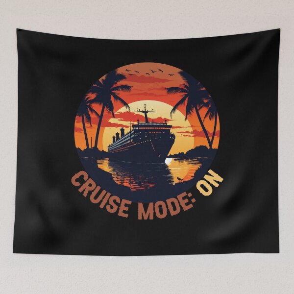 Item preview, Cruise Mode: On, Sunset Cruise designed and sold by MyMerryMary.