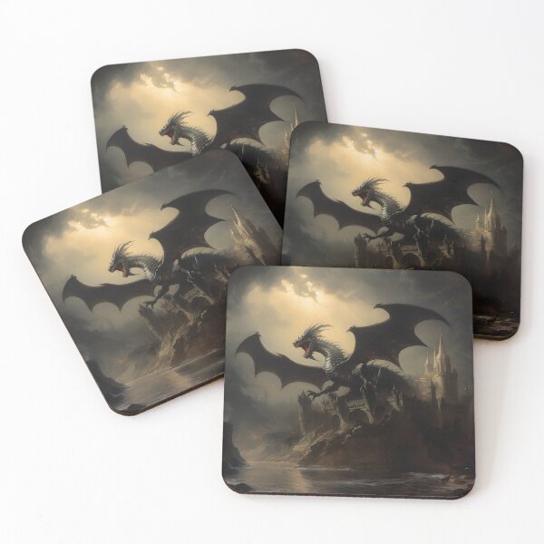 Item preview, Epic Dragon's Roar - Dramatic Fantasy Art Inspired by Mythical Beasts designed and sold by nightfallcanvas.
