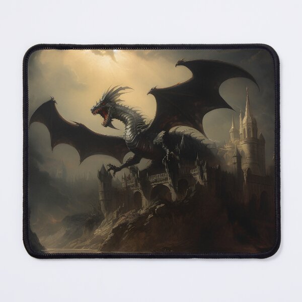 Item preview, Epic Dragon's Roar - Dramatic Fantasy Art Inspired by Mythical Beasts designed and sold by nightfallcanvas.