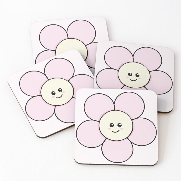 Aperçu de l'œuvre Jolie fleur souriante rose créée et vendue par katherineeexoxo.