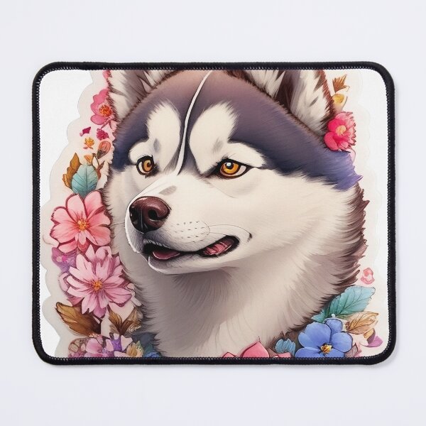 Item preview, Captivating Siberian Husky Artwork designed and sold by Robertworkshop.