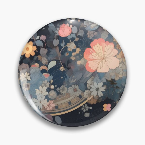 Artikelvorschau, Midnight Blooms: Dark Floral Elegance entworfen und verkauft von Cosmic-Canvases.