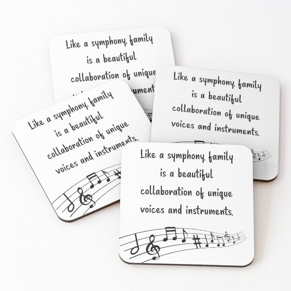 Item preview, Family is like Music 10 - Collaboration of unique voices and instruments. designed and sold by Carrie Ann's Collection.