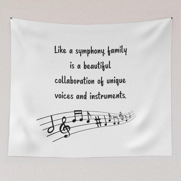 Item preview, Family is like Music 10 - Collaboration of unique voices and instruments. designed and sold by Carrie Ann's Collection.