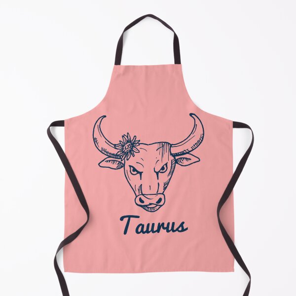 Artikelvorschau, Stier-Tierkreis-Horoskop-Stierkopf mit Blumenzeichen und Namen entworfen und verkauft von activlifewear.