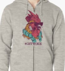 Get Woke Zipped Hoodie