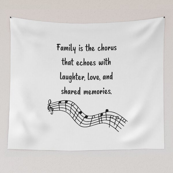 Item preview, Family is like Music 12 - Echoes with laughter, love, and shared memories.  designed and sold by Carrie Ann's Collection.