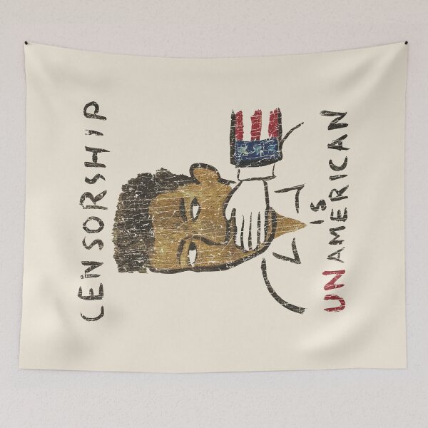 Item preview, Censorship Is Un-American 1990 designed and sold by AstroZombie6669.