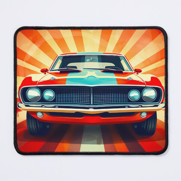 Item preview, Retro classic car . American muscle car red  designed and sold by Inktown.