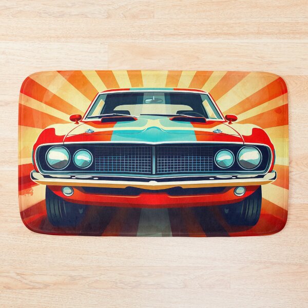 Item preview, Retro classic car . American muscle car red  designed and sold by Inktown.