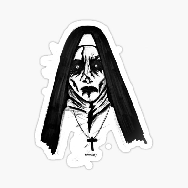 Valak Demon The Conjuring 2 Sticker/ Decal New Spooky Creepy Haunting 3" x 4" 
