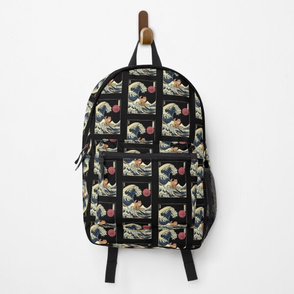 Item preview, Selkirk Rex Cat Kanagawa Japanese Surfing Wave designed and sold by rafaeltto.
