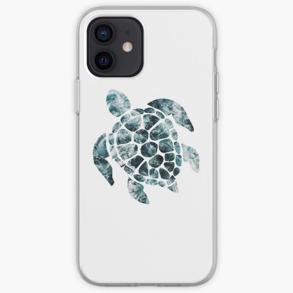 Sea Turtle - Turquoise Ocean Waves iPhone Soft Case