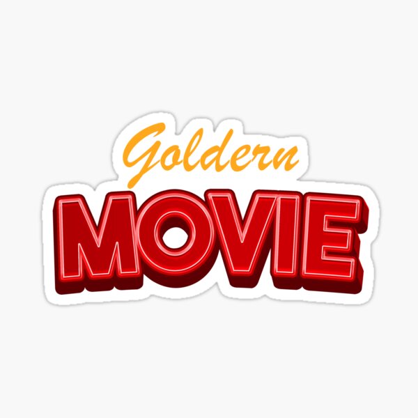 Goldern Movie Sticker