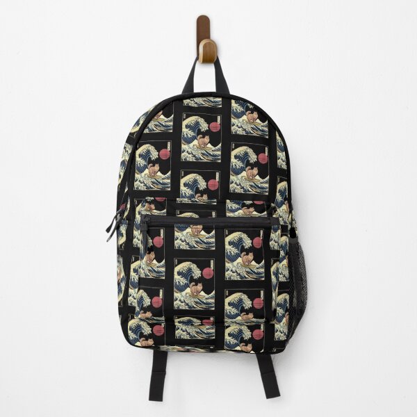 Item preview, Siberian Cat Kanagawa Japanese Surfing Wave designed and sold by rafaeltto.