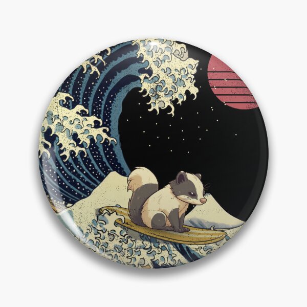 Artikelvorschau, Skunk Kanagawa Japanese Surfing Wave entworfen und verkauft von rafaeltto.