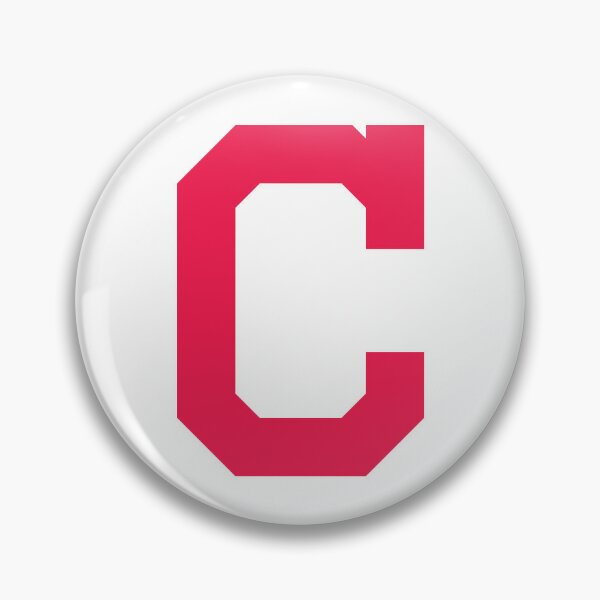 CLEVELAND INDIANS Vintage Baseball Team Logo Retro MLB Badge Pinback Pin  Button