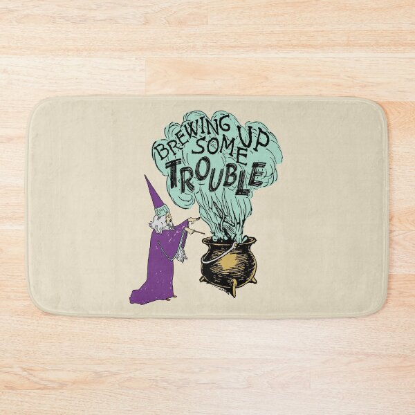 Item preview, Brewing Up Some Trouble - Wizard Meme designed and sold by SpaceDogLaika.