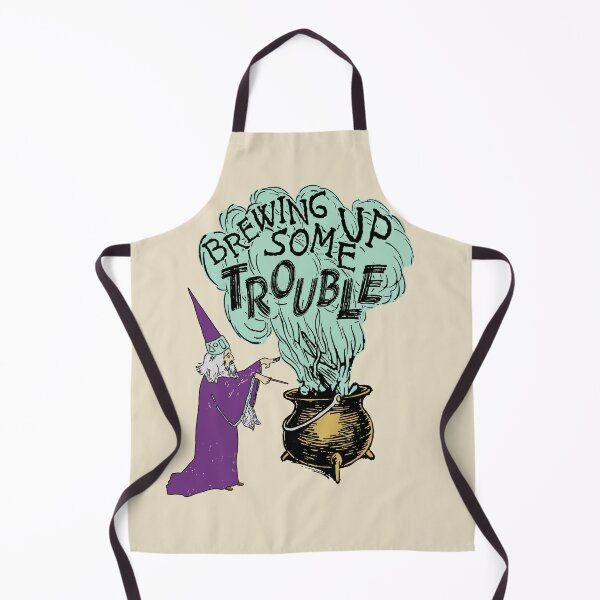 Item preview, Brewing Up Some Trouble - Wizard Meme designed and sold by SpaceDogLaika.