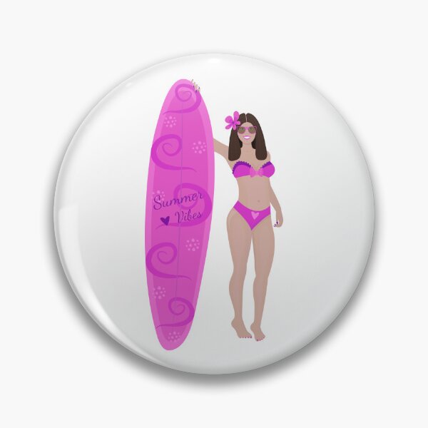 Item preview, Happy brunette woman with a sailboard designed and sold by OM-lova.