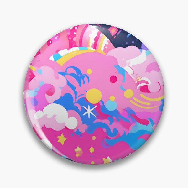 Artikelvorschau, Y2K Aesthetic - Cosmic Kawaii: Lisa Frank Style Galaxy entworfen und verkauft von Cosmic-Canvases.