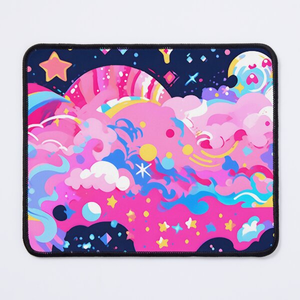 Artikelvorschau, Y2K Aesthetic - Cosmic Kawaii: Lisa Frank Style Galaxy entworfen und verkauft von Cosmic-Canvases.