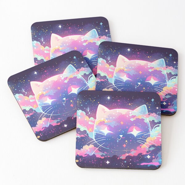 Item preview, Cosmic Whiskers: Galaxy Cat designed and sold by Cosmic-Canvases.