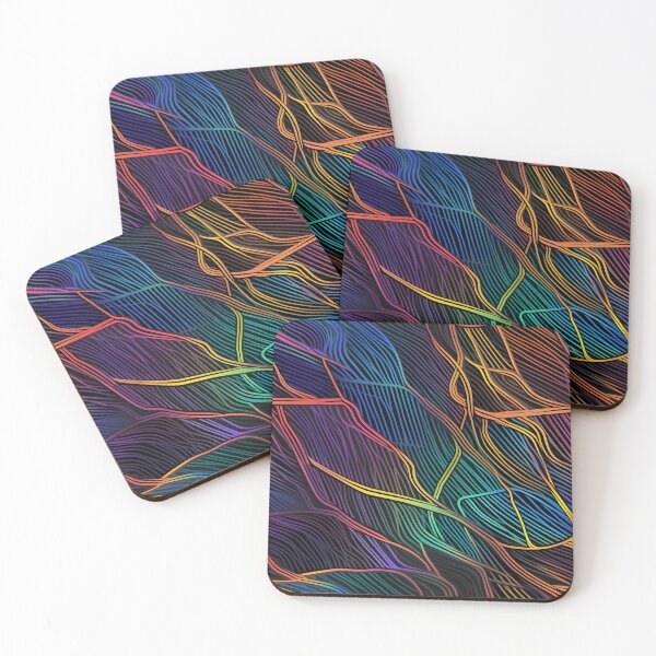 Item preview, Abstract iridescent lines designed and sold by enipra.