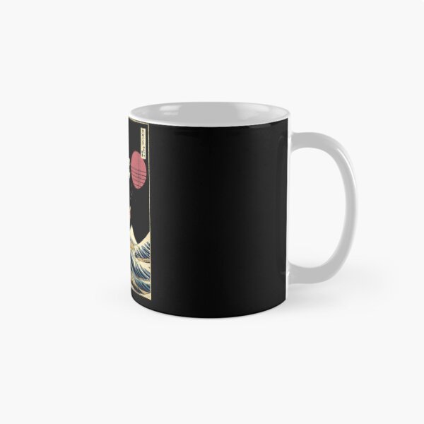 Item preview, Somali Cat Kanagawa Japanese Surfing Wave designed and sold by rafaeltto.