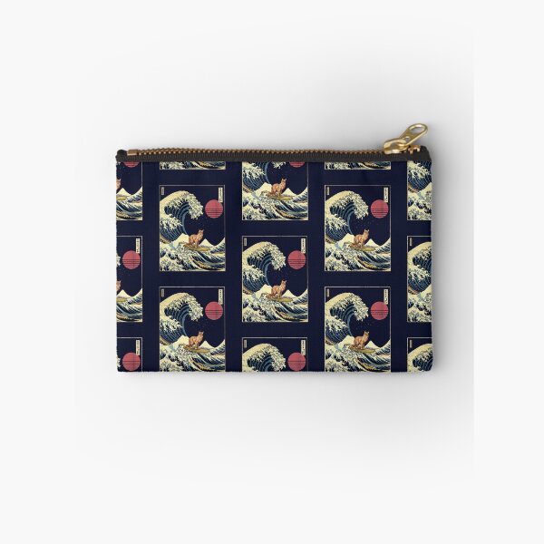 Item preview, Somali Cat Kanagawa Japanese Surfing Wave designed and sold by rafaeltto.
