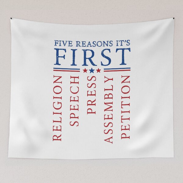 Item preview, First Amendment | Freedom of Speech | Freedom of the Press | Censorship | Bill of Rights | Constitution | Freedom of Religion | Free Press designed and sold by CtrlZDigitalD.