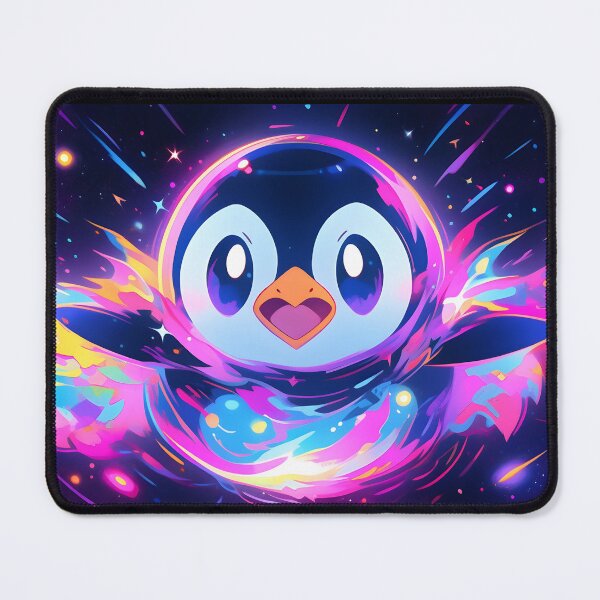 Artikelvorschau, Feathered Charm: Cute Penguin Artwork entworfen und verkauft von Cosmic-Canvases.