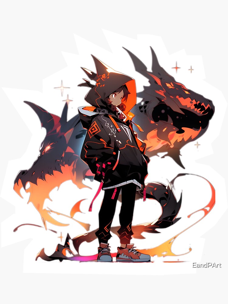 Anime - Fire Guardian | Sticker