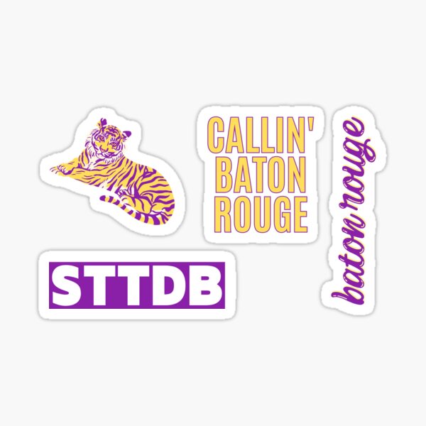 Item preview, baton rouge, la sticker pack designed and sold by Mattie !!!.