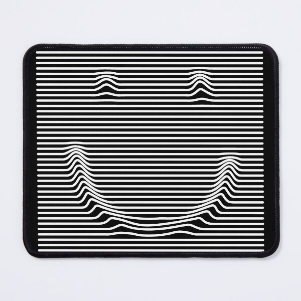 Item preview, smiling through line pattern  designed and sold by close-up.biz.