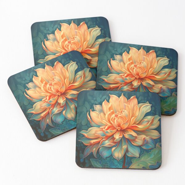 Item preview, Orange Dahlia Painting designed and sold by MargaretWiktor.
