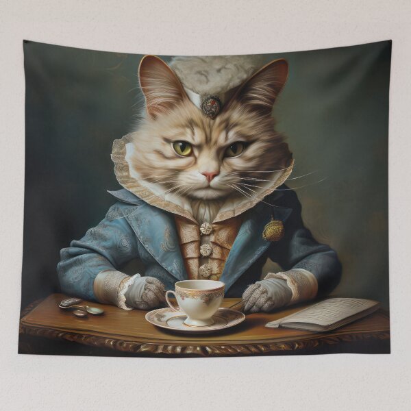 Item preview, Teatime with the Queen designed and sold by CharlesScottArt.