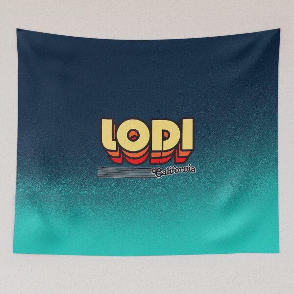 Item preview, Lodi, California | Retro Stripes designed and sold by retroready.