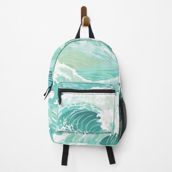 Item preview, Ocean Pulse Aqua Wave Design designed and sold by Dimokaya Clothing Co..