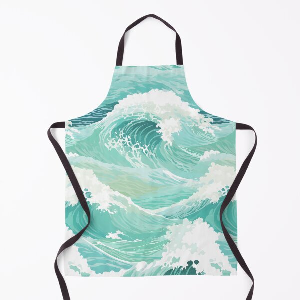 Item preview, Ocean Pulse Aqua Wave Design designed and sold by Dimokaya Clothing Co..