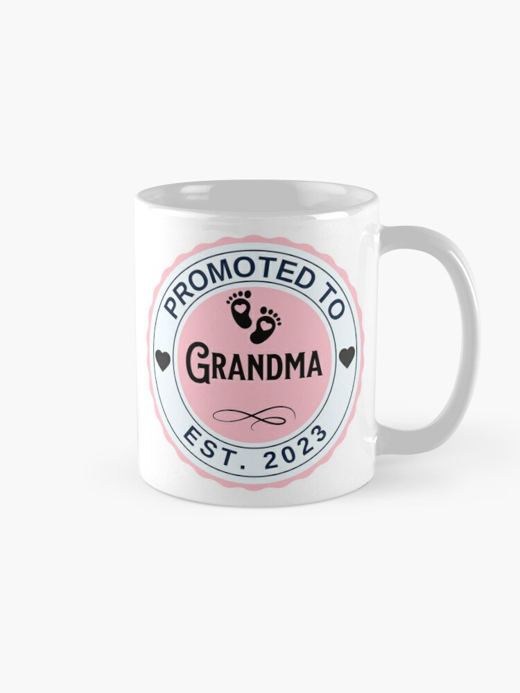 New Grandma Est 2023 Floral 40 oz Tumbler with Handle