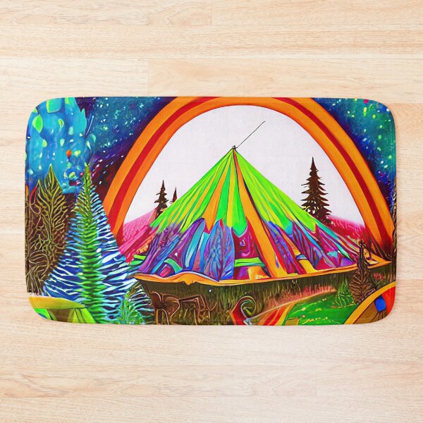 Item preview, Cosmic Camping - AI Art Print designed and sold by casaai.