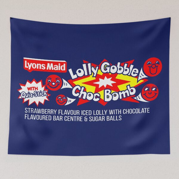 Artikelvorschau, ndvh Lolly Gobble Choc Bomb entworfen und verkauft von Nik’s T-Shirts.