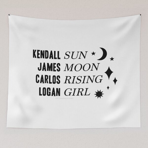 Item preview, Big Time Rush Astrology Chart- Logan Edition designed and sold by ArtThatGlitters.