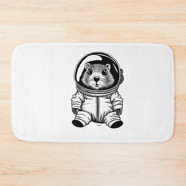 Item preview, Cute groundhog in astronaut suit designed and sold by GroundhogMs.