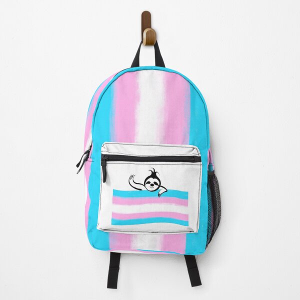 Item preview, Trans Pride Flag Sloth  designed and sold by CripRevolution.