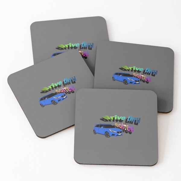 Item preview, Drive-thru Coffee (Blue) designed and sold by clapped-aus.
