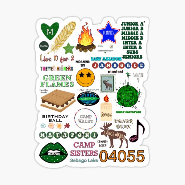 Item preview, Collage du Camp Mataponi designed and sold by autumnallen15.