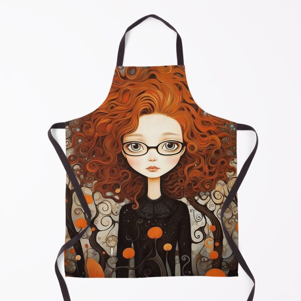 Item preview, Cute Red-Haired Girl With Glasses designed and sold by Chip Barber.