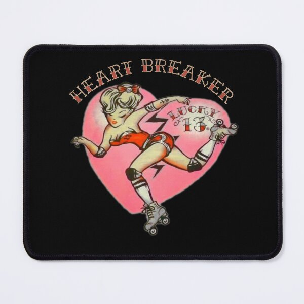 Item preview, Heart Breaker Lucky 13 Roller Skater designed and sold by Corinne Alexa Jackson.